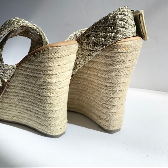☀️ Wedge braided sandals Size 4 (37) - Picture 4 of 8